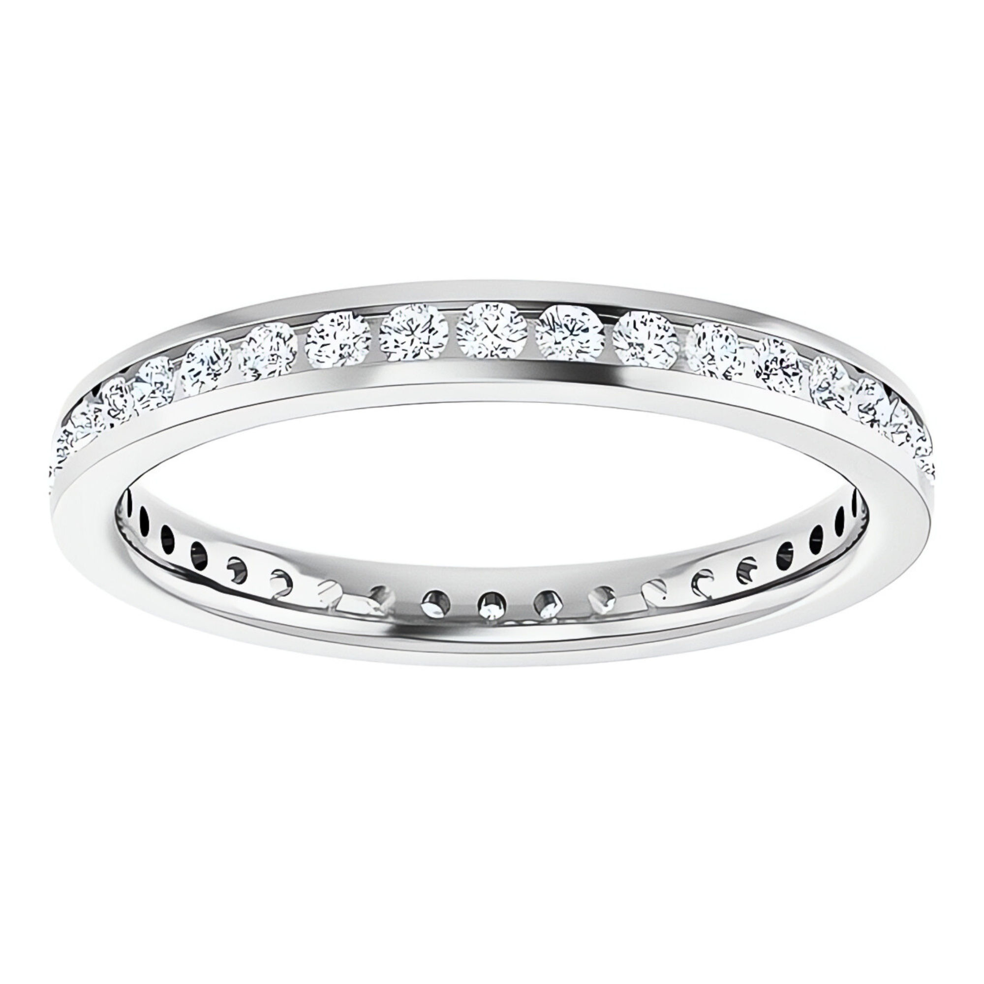 Hallie Channel Diamond Eternity Ring
