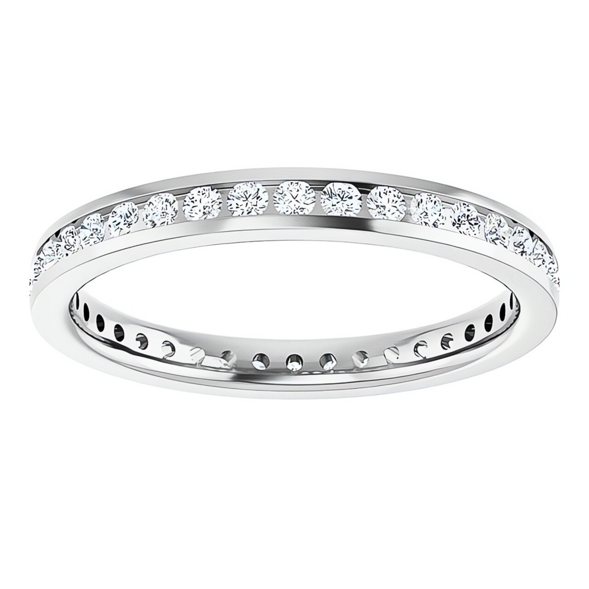 Hallie Channel Diamond Eternity Ring