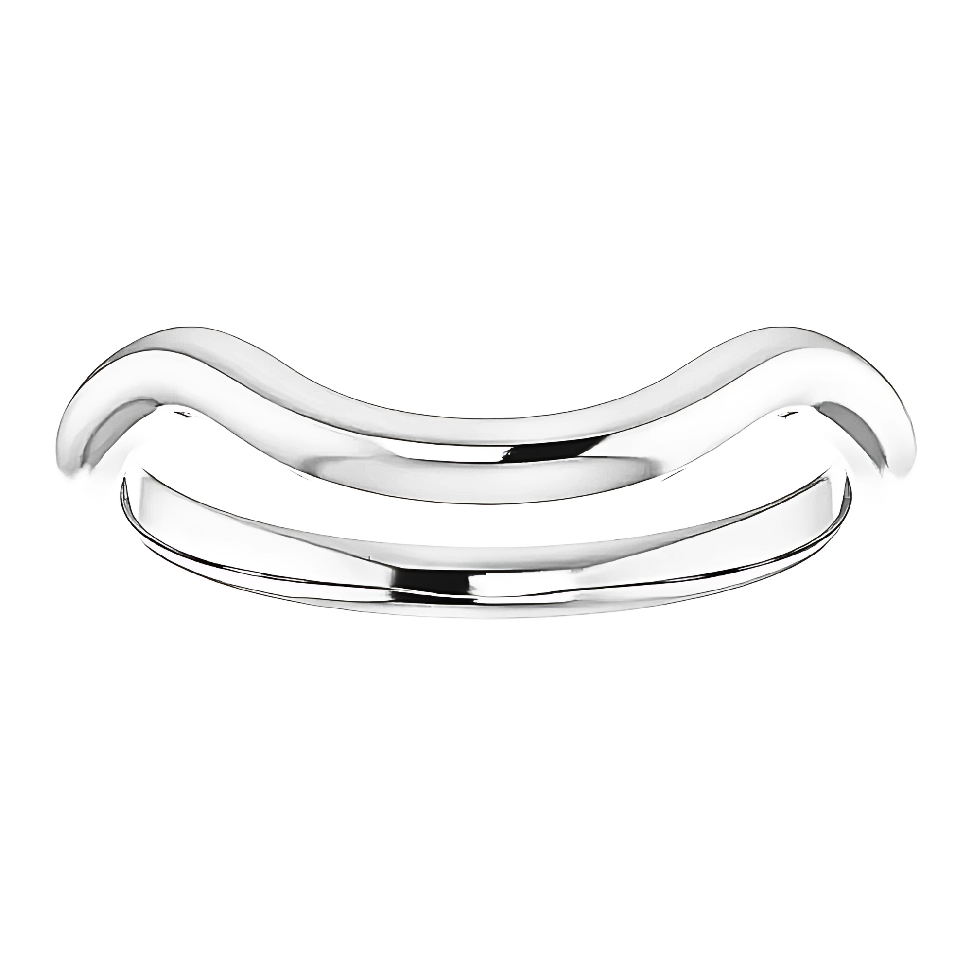 Caroline Curved Wedding Ring