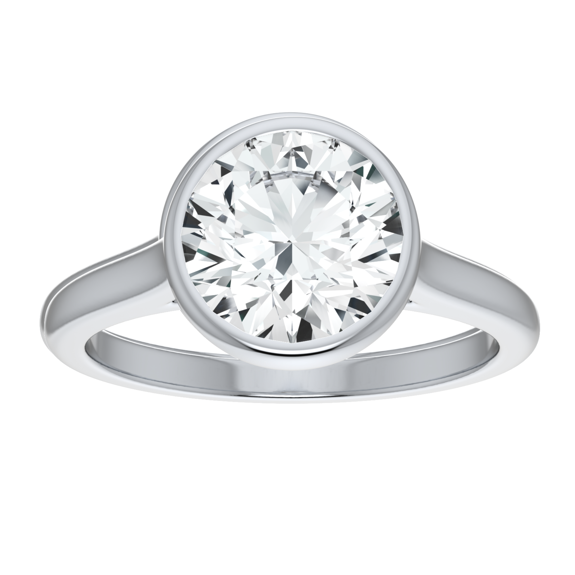 Gwyneth Solitaire Bezel Setting
