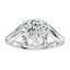 Marlowe Wave Offset Solitaire Setting