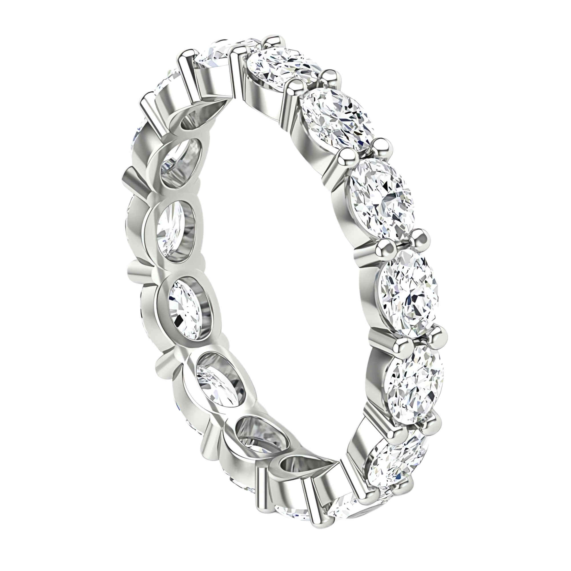 Tatum East-West Oval Lab Grown Diamond Eternity Ring
