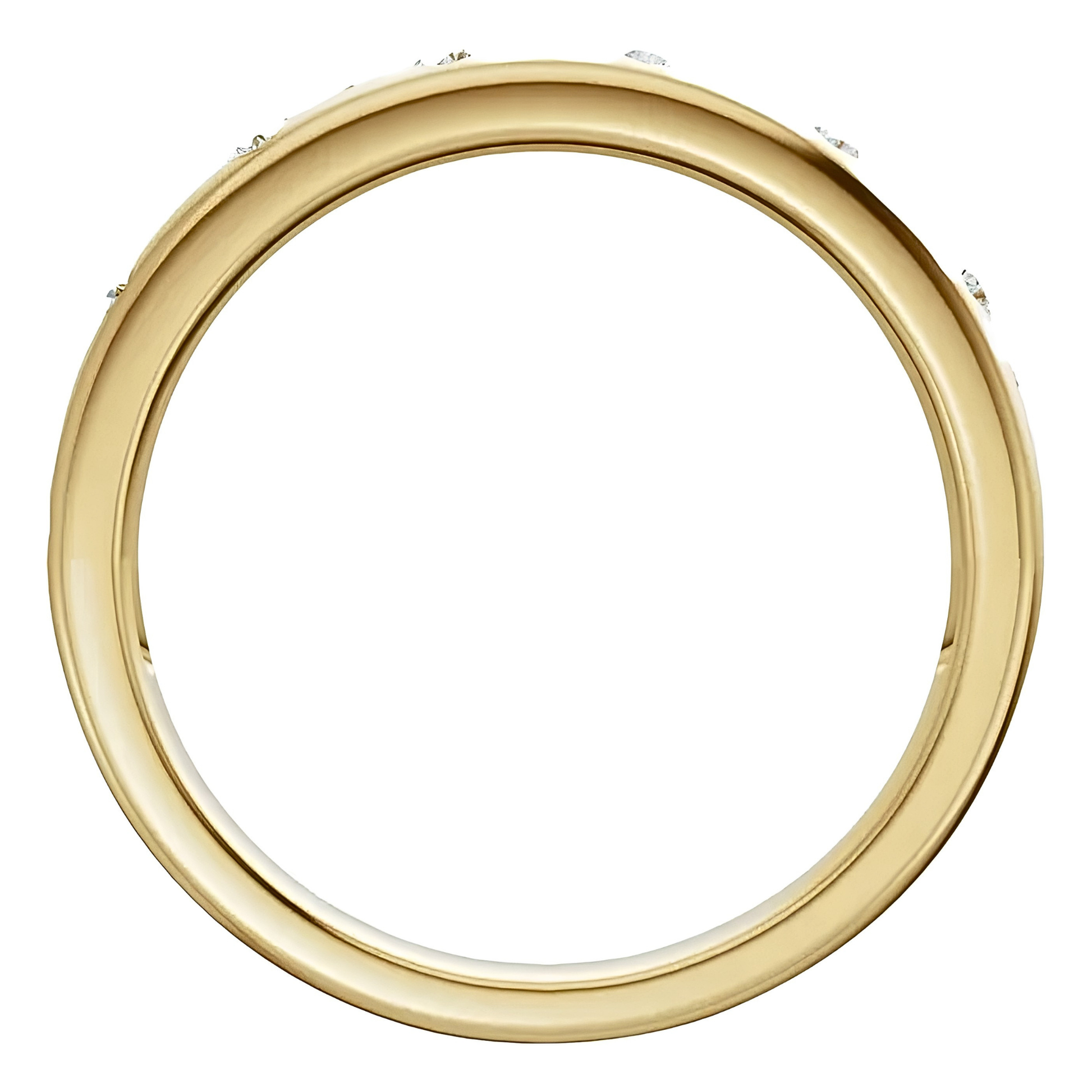 Rowan Flush-Set Diamond Dome Ring