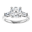 Lauren Three Stone Setting