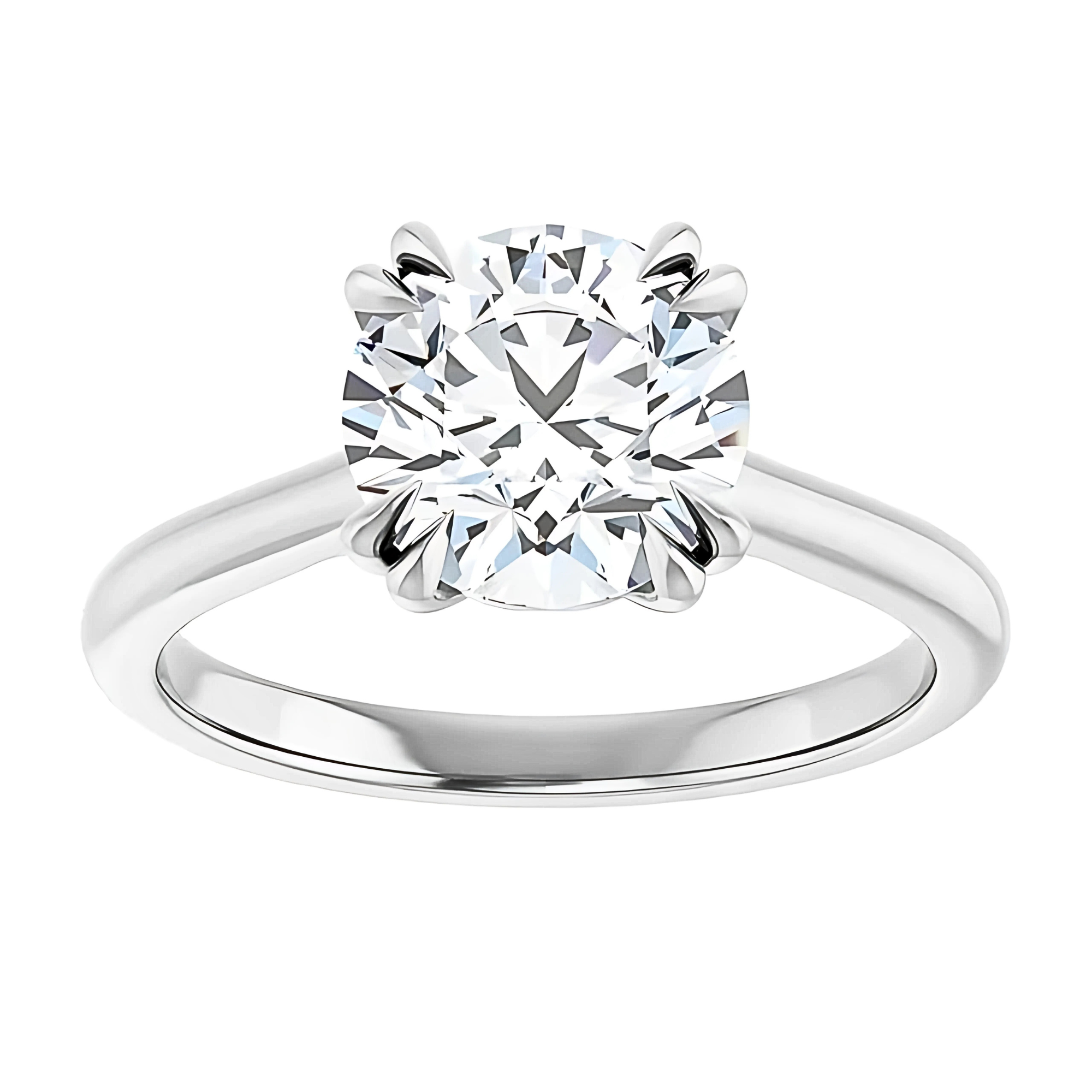 Molly Double Claw Prong Solitaire Setting