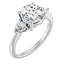 Alexandra Three Stone Setting