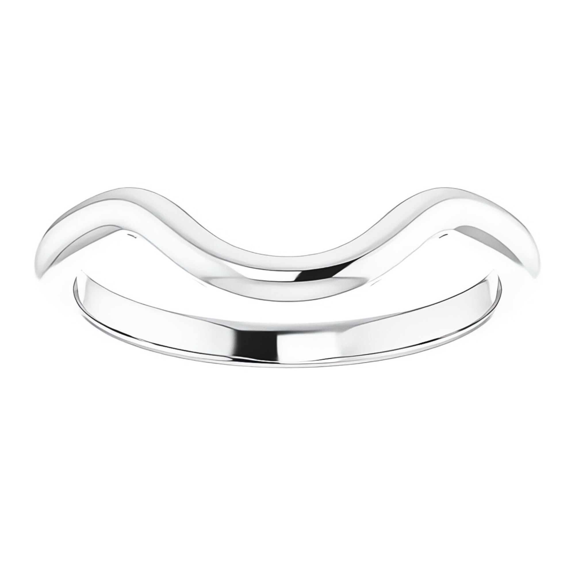 Bonnie Curved Wedding Ring