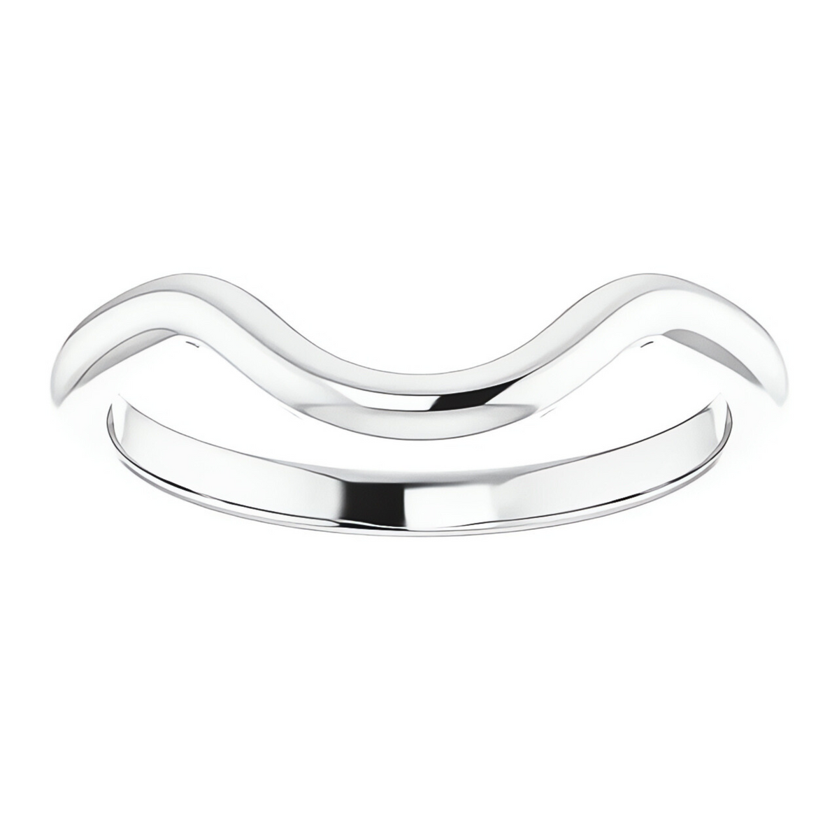 Bonnie Curved Wedding Ring