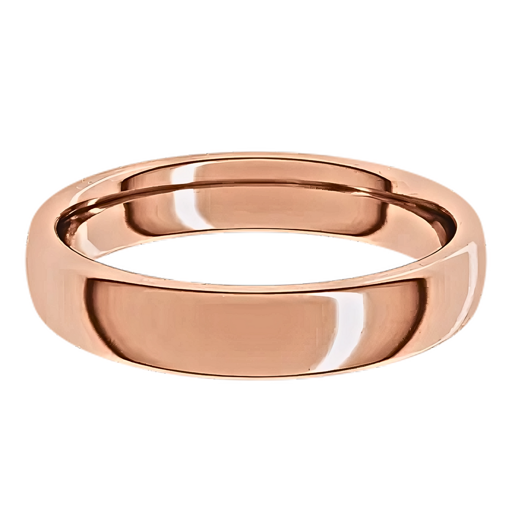 European-Style Polished Men's Wedding Ring