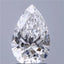 2.00ct Pear Lab Grown Diamond (Colour D, Clarity VVS1, IGI Certified)