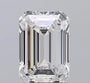 2.01ct Emerald Lab Grown Diamond (Colour F, Clarity VS1, IGI Certified)