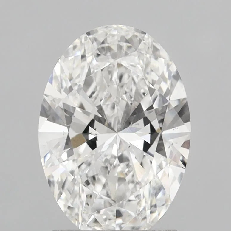 2.01ct Oval Lab Grown Diamond (Colour E, Clarity VS2, IGI Certified)