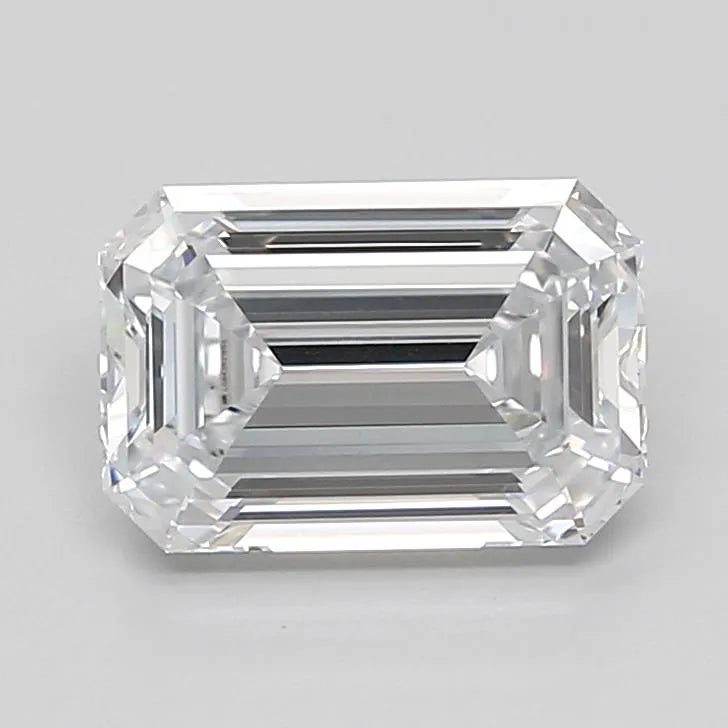 2.02ct Emerald Lab Grown Diamond (Colour F, Clarity VVS1, IGI Certified)