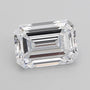 2.04ct Emerald Lab Grown Diamond (Colour F, Clarity IF, Cut EX, IGI Certified)