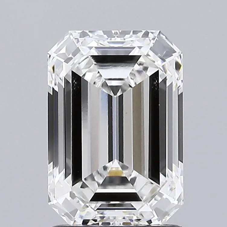 2.04ct Emerald Lab Grown Diamond (Colour F, Clarity VVS2, IGI Certified)