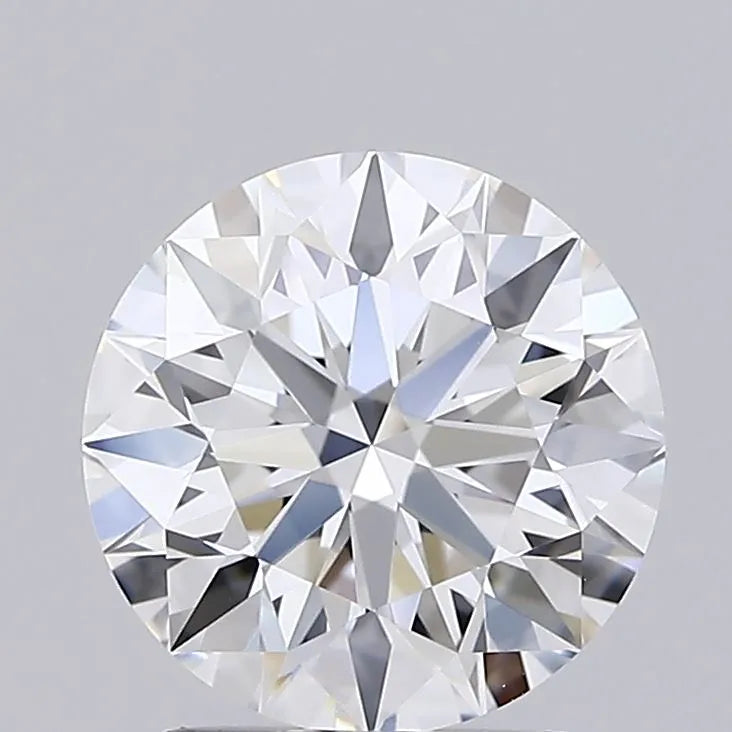 2.04ct Round Lab Grown Diamond (Colour E, Clarity IF, Cut ID, IGI Certified)