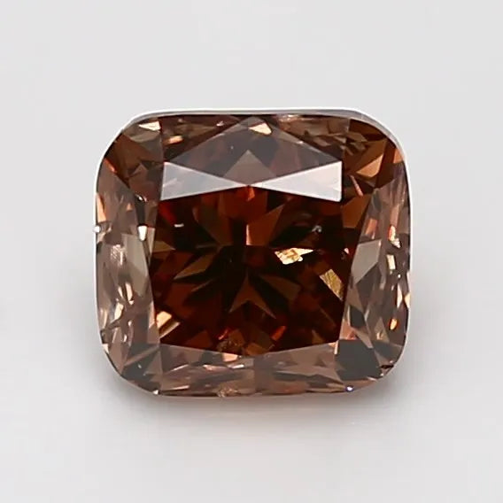2.07ct Cushion modified Natural Diamond (Colour Fancy Dark Orangey Brown, Clarity SI2, GIA Certified)