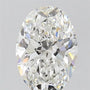 2.09ct Oval Lab Grown Diamond (Colour F, Clarity VVS2, IGI Certified)