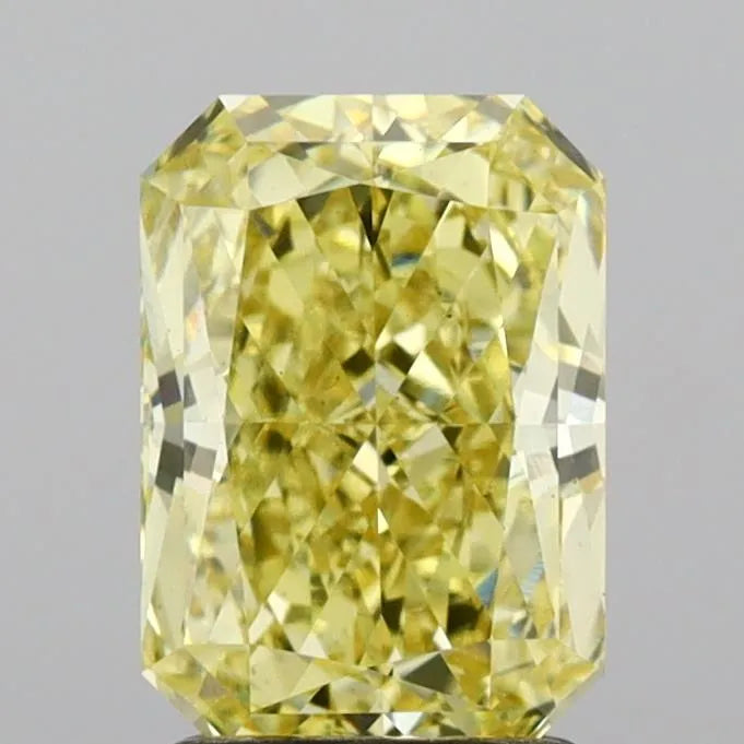 2.09ct Radiant Lab Grown Diamond (Colour Fancy Yellow, Clarity VS1, IGI Certified)