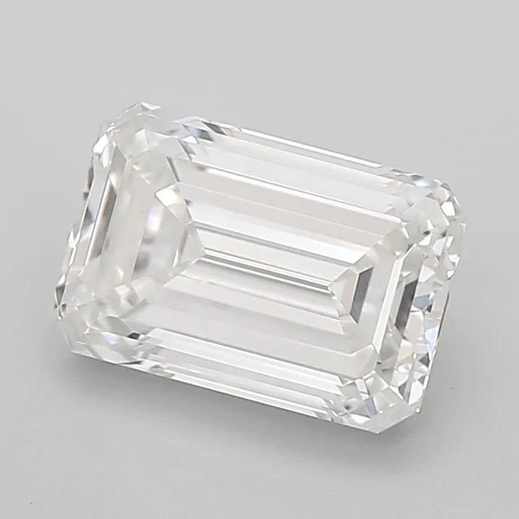 2.11ct Emerald Lab Grown Diamond (Colour F, Clarity VVS2, IGI Certified)