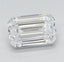 2.12ct Emerald Lab Grown Diamond (Colour D, Clarity VVS2, GIA Certified)