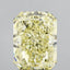 2.22ct Radiant Lab Grown Diamond (Colour Fancy Light Yellow, Clarity VVS2, IGI Certified)