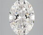 2.24ct Oval Lab Grown Diamond (Colour E, Clarity SI1, IGI Certified)