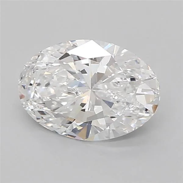 2.25ct Oval Lab Grown Diamond (Colour D, Clarity VVS2, IGI Certified)