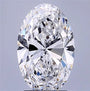 2.38ct Oval Lab Grown Diamond (Colour D, Clarity VVS1, IGI Certified)