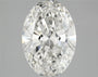 2.50ct Oval Lab Grown Diamond (Colour F, Clarity VVS2, IGI Certified)