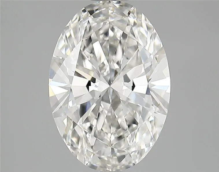 2.50ct Oval Lab Grown Diamond (Colour F, Clarity VVS2, IGI Certified)
