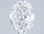 2.50ct Oval Lab Grown Diamond (Colour F, Clarity VVS2, IGI Certified)