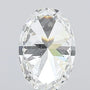 2.50ct Oval Lab Grown Diamond (Colour G, Clarity SI1, IGI Certified)