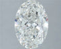 2.50ct Oval Lab Grown Diamond (Colour G, Clarity VVS2, IGI Certified)