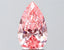 2.50ct Pear Lab Grown Diamond (Colour Fancy Vivid Pink, Clarity VVS2, IGI Certified)