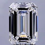 2.51ct Emerald Lab Grown Diamond (Colour E, Clarity IF, IGI Certified)