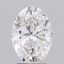 2.51ct Oval Lab Grown Diamond (Colour G, Clarity VS2, IGI Certified)