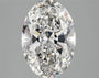 2.52ct Oval Lab Grown Diamond (Colour F, Clarity SI1, IGI Certified)