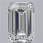 2.53ct Emerald Lab Grown Diamond (Colour F, Clarity SI1, IGI Certified)