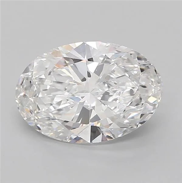 2.53ct Oval Lab Grown Diamond (Colour E, Clarity VVS2, IGI Certified)