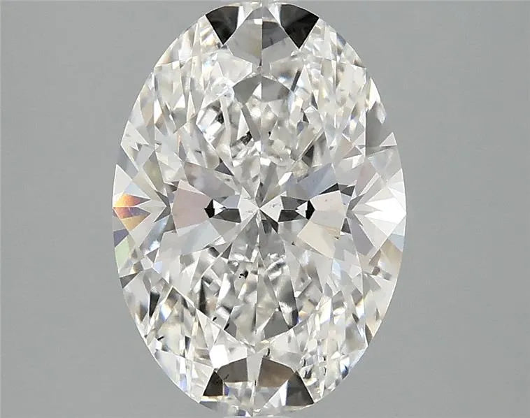 2.54ct Oval Lab Grown Diamond (Colour F, Clarity SI1, IGI Certified)