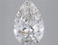 2.54ct Pear Lab Grown Diamond (Colour G, Clarity VVS2, IGI Certified)