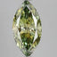 2.55ct Marquise Lab Grown Diamond (Colour Fancy Vivid Green, Clarity SI1, IGI Certified)