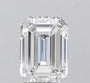 2.56ct Emerald Lab Grown Diamond (Colour F, Clarity VVS2, IGI Certified)