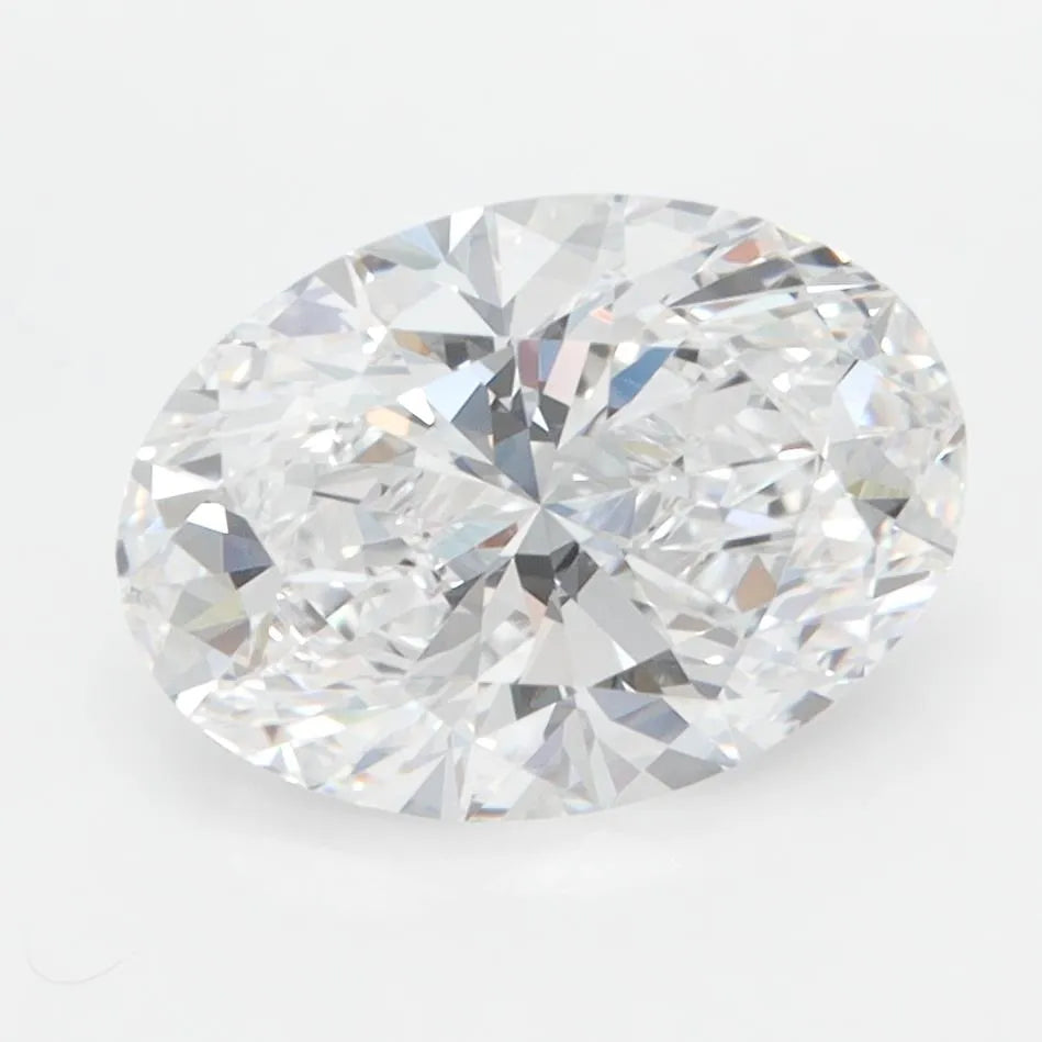 2.56ct Oval Lab Grown Diamond (Colour D, Clarity IF, IGI Certified)