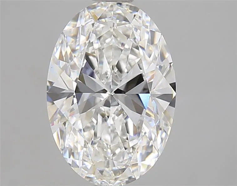 2.57ct Oval Lab Grown Diamond (Colour E, Clarity VVS2, IGI Certified)