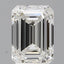 2.58ct Emerald Lab Grown Diamond (Colour F, Clarity VVS1, IGI Certified)