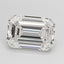 2.58ct Emerald Lab Grown Diamond (Colour F, Clarity VVS2, IGI Certified)