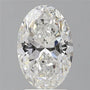 2.60ct Oval Lab Grown Diamond (Colour E, Clarity VVS2, IGI Certified)