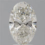 2.60ct Oval Lab Grown Diamond (Colour G, Clarity VVS2, IGI Certified)